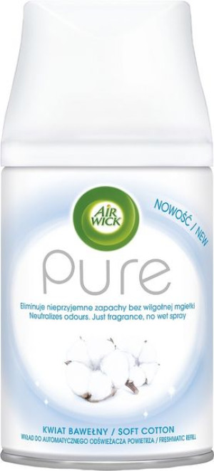 Air Wick Freshmatic Pure odświeżacz wkład Kwiat Bawełny 250ml