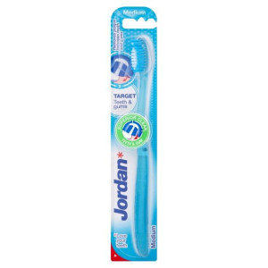 Jordan Target Teeth & Gums szczoteczka do zębów Średnia 1szt.