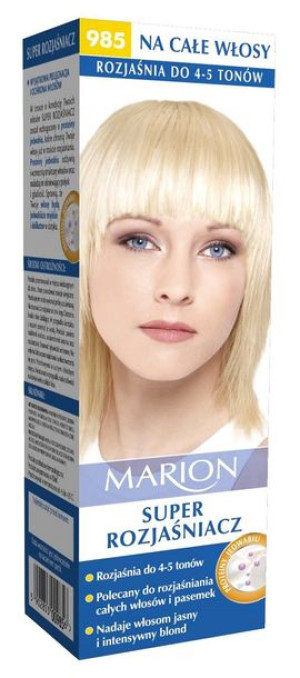 Marion Super Rozjaśniacz rozjaśniacz do całych włosów 985 90ml