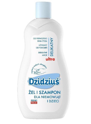 Dzidzius Ultra delikatny żel i szampon dla niemowląt i dzieci 500ml