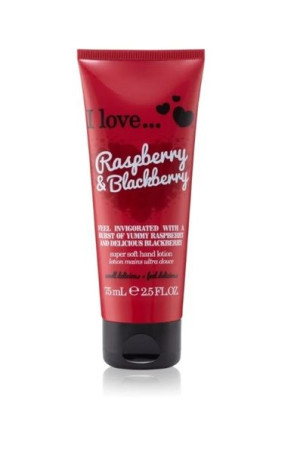 I Love Super Soft Hand Lotion krem do rąk Raspberry & Blackberry 75ml