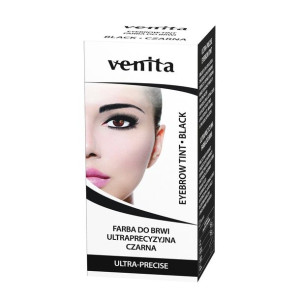 VENITA Ultraprecyzyjna farba do brwi Czarny 30g