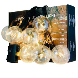Lampki 10x Led Łańcuch Girlanda Zew/wew