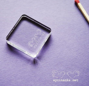 bloczek do mocowania stempli, 1x1"