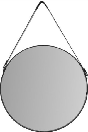 Okrągłe Lustro Z Paskiem 70 Cm Loft Rama Modne