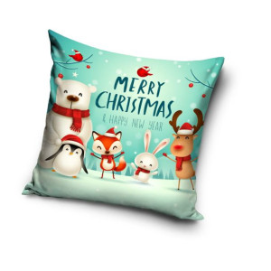 Poszewka Świąteczna 40x40 - Merry Christmas Świąteczne Postacie