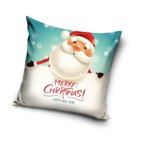 Poszewka Świąteczna 40x40 - Mikołaj Merry Christmas