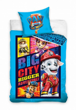 Pościel Bawełniana Licencja 140x200 - Psi Patrol Big City