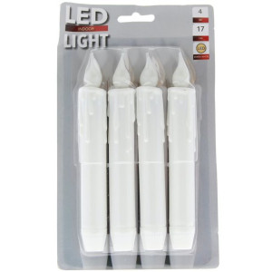 Świeca Led Płomień 4x Świeczki Imitacja 17 Cm