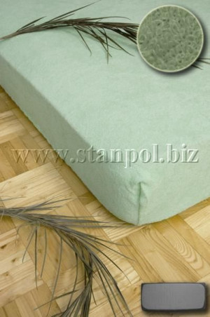 Prześcieradło Frotte 140x200 - Seledyn
