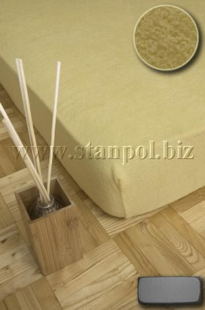 Prześcieradło Frotte 160x200 - Banan