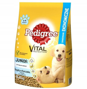 PEDIGREE JUNIOR Średnie Rasy KURCZAK Karma 8.4kg