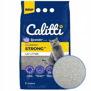 CALITTI ŻWIREK BENTONITOWY Strong Lawendowy 5L