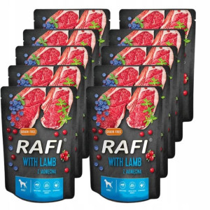 DOLINA NOTECI RAFI Saszetka Psa JAGNIĘCINA 10x300g
