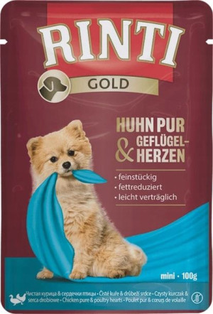 Rinti Gold Pies Kurczak Serca Drobiowe 100g