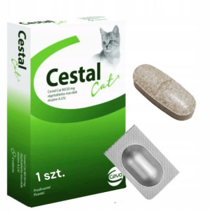 Cestal Plus Tabletka dla Kota na Odrobaczanie 1szt