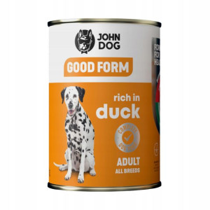JOHN DOG Good form karma mokra dla psa Kaczka 400g
