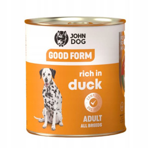 JOHN DOG Good form karma mokra dla psa Kaczka 800g