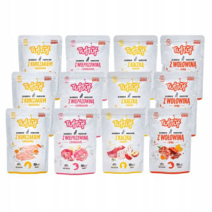 Bult Tuf Tuf karma mokra dla psa 500g x 12szt mix