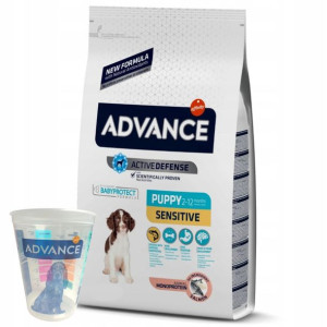 ADVANCE Sensitive dla szczeniąt 12kg miarka Gratis