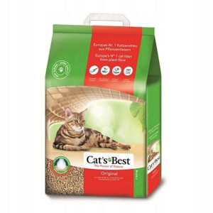 CAT'S BEST ECOPLUS Żwirek Drewniany Zbrylający 20L