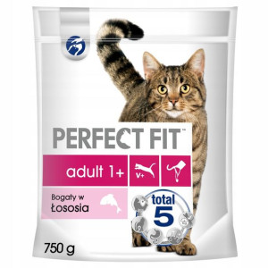 PERFECT FIT Sucha Karma dla kota ŁOSOŚ 750G