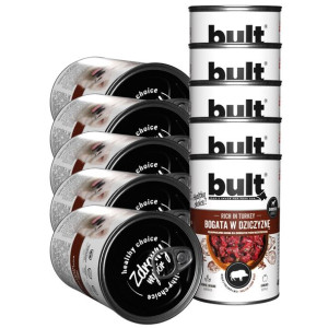 Bult Karma Bogata W Dziczyznę Puszka Zestaw 6x400g