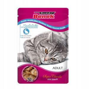 BENEK MOKRA Karma Kota ADULT SOS z KRÓLIKIEM 100g
