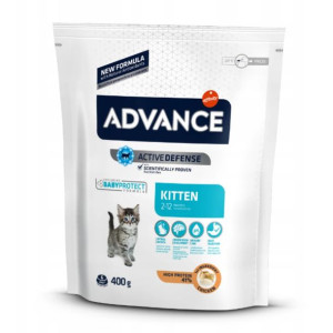 ADVANCE Karma Sucha KITTEN Kociąt KURCZAK RYŻ 400g