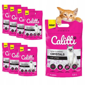 Calitti Crystals Żwirek Silikonowy 8x3.8l = 30,4l