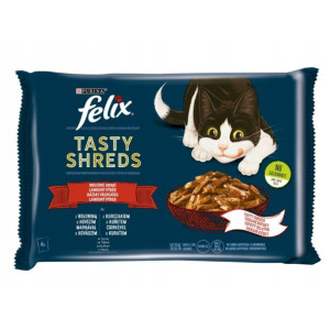 Felix TastyShreds Karma SOS Wiejskie Smaki 4x80g