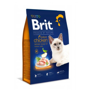Brit Premium Cat Indoor Karma Sucha KURCZAK 300g