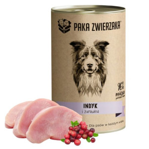 PAKA ZWIERZAKA Karma mokra Indyk i żurawina 400g