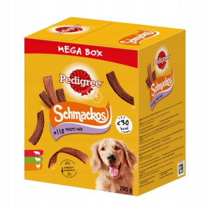 PEDIGREE Przysmaki Psa SCHMAKOS MEGA BOX 5x185g