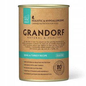 GRANDORF Adult Quail & Turkey Recipe 400g