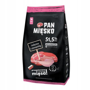 PAN MIĘSKO Karma Sucha dla Szczeniąt MAŁE RASY 3kg