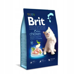 BRIT PREMIUM Kitten dla Kociąt KARMA Kurczak 1,5kg