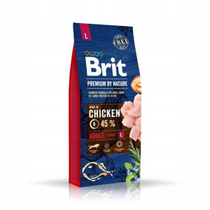 Brit Premium By Nature Adult Large L 15kg+