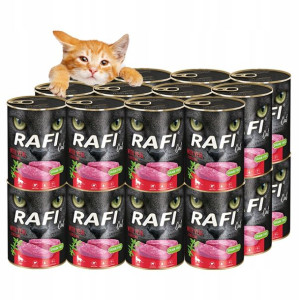 RAFI Dolina Noteci KOT CIELĘCINA Zestaw 24x400g