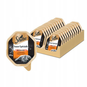 SHEBA Sauce INDYK WARZYWA Pakiet Tacek 85g x 22szt