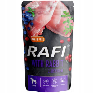 DOLINA NOTECI RAFI Saszetka Karma Psa KRÓLIK 500g