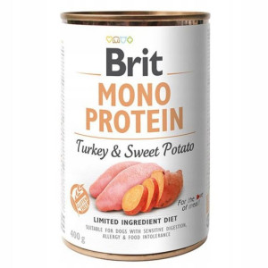 BRIT MONO PROTEIN Turkey&Sweet Pot. 400g INDYK