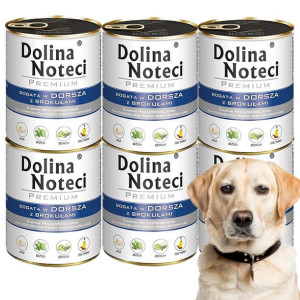 DOLINA NOTECI PREMIUM Zestaw Puszek Dorsz 6x 800g