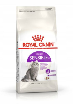 ROYAL CANIN Sensible 33 Kot WRAŻLIWY ŻOŁĄDEK 2 kg