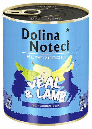 Dolina Noteci Superfood Cielęcina Jagnięcina 800g