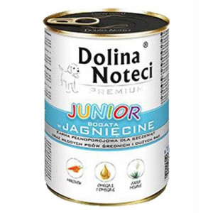 DOLINA NOTECI JUNIOR dla szczeniąt 400g Jagnięcina