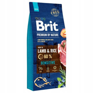 Brit Premium By Nature Sensitive Lamb Rice 15 Kg