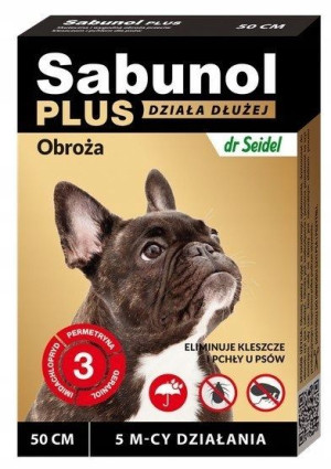 Sabunol Plus Obroża Pchły I Kleszcze Dla Psa 50cm