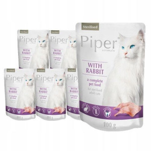 Dolina Noteci PIPER Sterelised KRÓLIK 10 X 100g