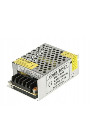 Zasilacz LED modułowy do taśm 3A 36W 12V